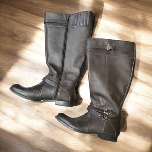 Comfortview Wide Calf Dark Brown Boots